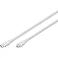 Digitus AK-300341-020-W USB 2.0 Kabel Typ C -C Silikon St/St 2m weiß