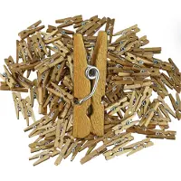 Relaxdays 400x mini pinces à bois