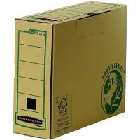 BANKERS BOX Boîtes d'archives Earth Serie - 100 % carton recyclé - pour format A4 - dos 100 mm- 20 pièces