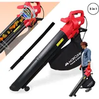 Mobiclinic , souffleur + aspirateur + broyeur de feuilles, 900W, 6 vitesses, Mobiclean, 3 en 1, léger, 35L, Pour le jardin, 220V, bandoulière