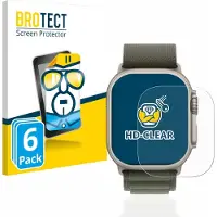 BROTECT Protection Clair, Film de protection pour smartwatch, Transparent
