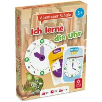 Sonstige Verlage L'école de l'aventure – L'horloge, jeu de cartes éducatif à partir de 5 ans