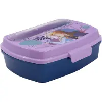 Stor Frozen 2 "Trust the Journey" - Boîte à déjeuner avec couverts, Lunch box, Violet