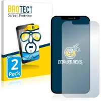 BROTECT Protection Clair (Apple iPhone 12 Pro Max), Téléphone portable : film de protection, Transparent