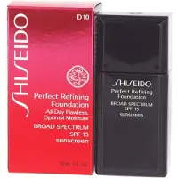Shiseido Fond de teint liquide Perfect Refining D10 Golden Brown 30ml SPF15 (Brun doré)