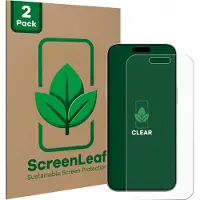ScreenLeaf Film de protection pour écran de l'iPhone 16 Pro d'Apple - Film de protection d'écran transparent (Apple iPhone 16 Pro), Téléphone portable : film de protection, Transparent