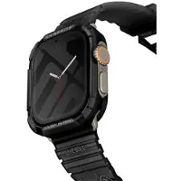 Skinarma case Kurono Apple Watch Ultra 49mm black, Montre connectée : accessoires, Noir