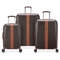 Delsey PARIS trolley Promenade Hard 2.0 Expandable 4 Double Rolls Trolley L / M / S L Chocolate marron foncé 77cm