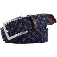 Meyer Ceinture bleu / bleu nuit / marron