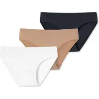 Schiesser Slip ' Invisible Soft ' nude / noir / blanc