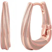Yokoamii Boucles d'oreilles or rose