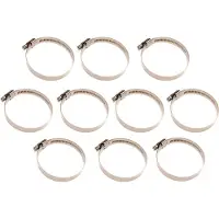 Bgs Colliers inoxydable 40 x 60 mm 10 pièces (Collier de serrage, Collier de serrage, 40 mm)