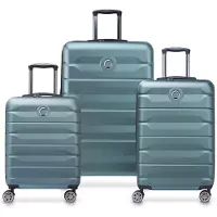 Delsey PARIS trolley Air Armour 4DR Expandable Trolley Set Light Green vert 55cm