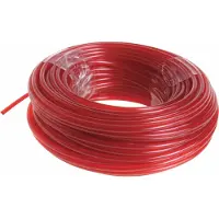 Ryobi RAC104 Bobine de fil ronde universelle pour débroussailleuse, 2,4 mm x 15 m, rouge