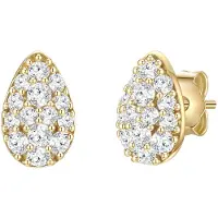 Glanzstücke Boucles d'oreilles jaune d'or