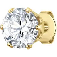 True Rebels Boucles d'oreilles jaune d'or