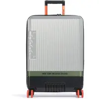 Delsey Jh001a Expandable 66cm 71l Trolley Bag Argenté