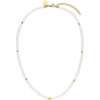 Purelei Chaîne 'Finesse' or / blanc perle