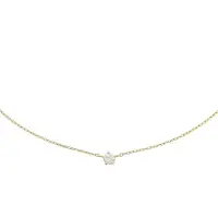 Marie-Celeste Celeste -Kette Zirkonia 0,8 mm 40 + 4 cm - Gold, (Or jaune, 40 - 44 cm)