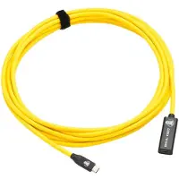 Cobra Tether Câble d'extension USB-C 5 m Jaune Jaune Taille unique