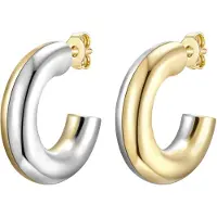 Glanzstücke Boucles d'oreilles jaune d'or / argent
