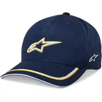 Alpinestars Casquette Snapback Ascension Navy Gold, Taille: One Size