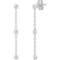 Trilani Boucles d'oreilles argent
