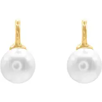 Heidemann Boucles d'oreilles 'Loriyania' or / blanc perle