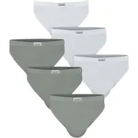 Normani Slip gris / blanc