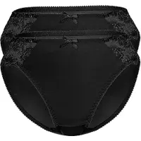 Sassa Slip 'CLASSIC LACE' noir