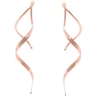 Heidemann Boucles d'oreilles or rose