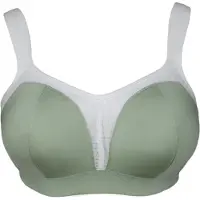 SugarShape Soutien-gorge de sport 'Motivation' vert clair / blanc