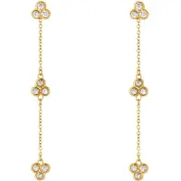 Heidemann Boucles d'oreilles 'Lotte' or / transparent