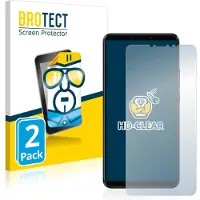 BROTECT Protection Clair (Mi Max 3), Téléphone portable : film de protection, Transparent