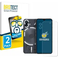 BROTECT Protection Clair (Nothing Phone (2)), Téléphone portable : film de protection, Transparent