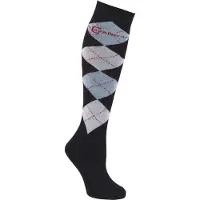Kerbl Unisexe, Chaussettes de sport, Chaussettes d'équitation Brescia (34 - 36), Bleu