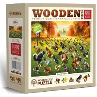 Wooden.City Puppies en bois.