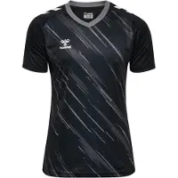 Hummel T-Shirt fonctionnel 'Match Triumph' gris foncé / noir / blanc
