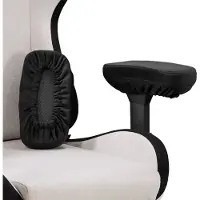 Dutzo Armlnspude st til gamingstole - Sort - Memory foam, Meuble gaming : accessoires, Noir