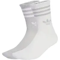 Adidas Chaussettes 3-Stripes Glitter Crew Socks 2 Pairs hommes - Argenté - M