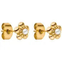 Purelei Boucles d'oreilles 'Shiny Bloom' or