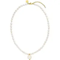Purelei Chaîne 'Pearlfection' or / blanc perle