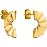 Purelei Boucles d'oreilles 'Fan' or