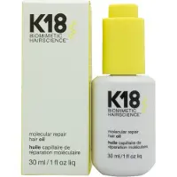 K18 Molecular Repair Hair Oil huile sèche nourrissante pour cheveux abîmés et fragiles 30 ml