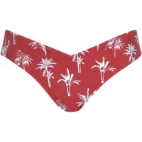 Olympia Bas de bikini rouge foncé / blanc