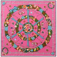 Codello Foulard mélange de couleurs / rose