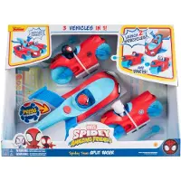 Spidey and his Amazing Friends Véhicule 3 en 1 Spidey Team Split Racer