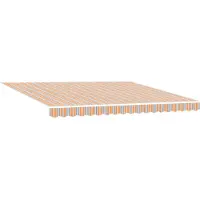 vidaXL , store enroulable rétractable, multicolore, 400 x 300 cm