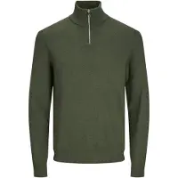Jack & Jones Pull Col Haut Zippé Tissu Crocheté Souple Coton Homme Jack & Jones