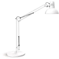 MAUL Lampe de table MAULstudy, avec pied ampoule E27 exclue - blanc (E27)